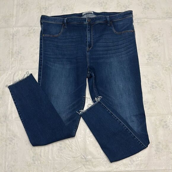 Abercrombie & fitch women’s high rise skinny jeans size 36X22 - Picture 2 of 8
